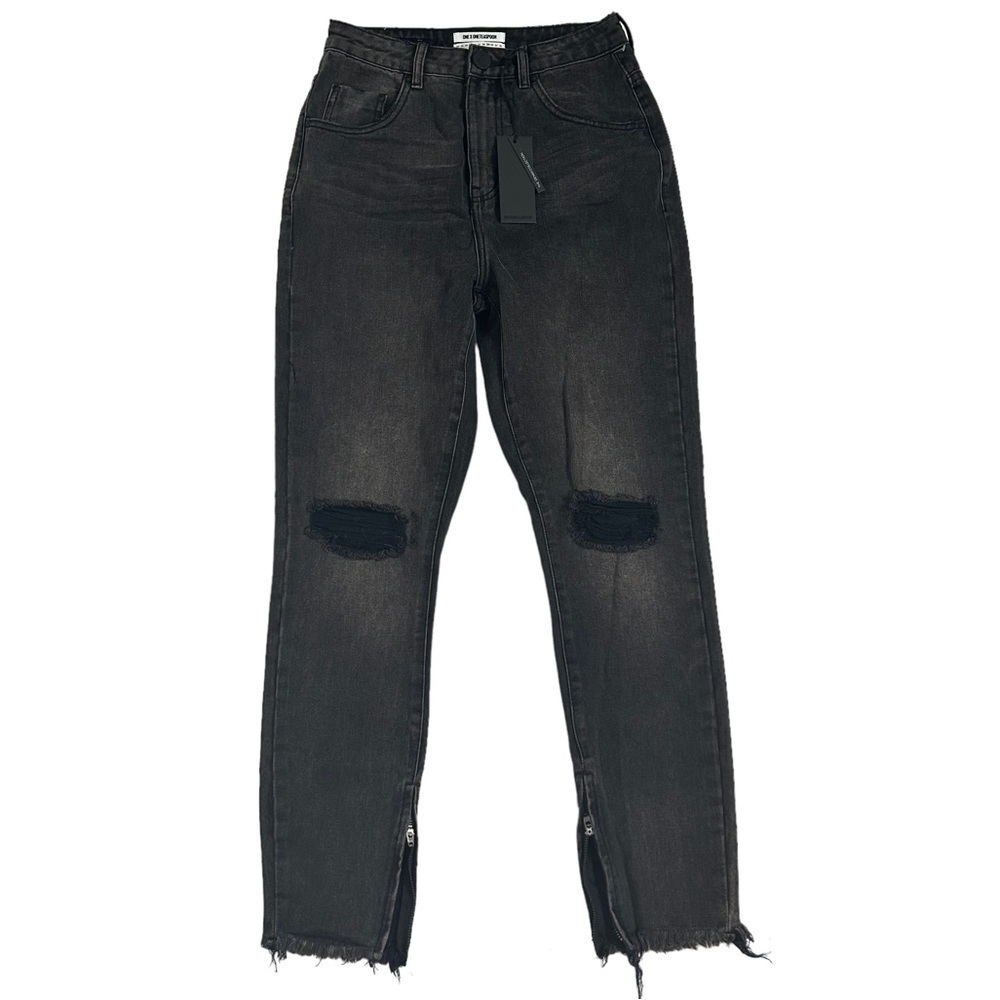 NWT One Teaspoon Super High Rise Freebirds Rigid Skinny Leg Denim Jeans